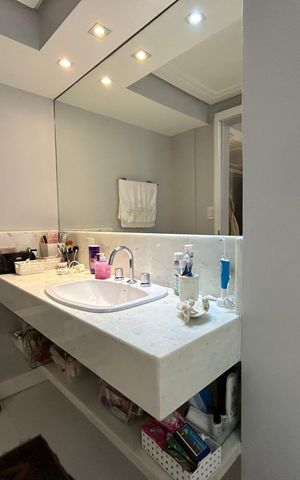 Apartamento para alugar com 130m², 2 quartos e 1 vaga Apartamento para alugar com 130m², 2 quartos e 1 vagaBanheiro suíte 1