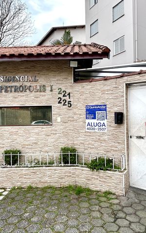 Apartamento para alugar com 46m², 2 quartos e 1 vaga Apartamento para alugar com 46m², 2 quartos e 1 vagaPlaca instalada na fachada do imóvel