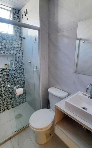 Apartamento à venda com 48m², 2 quartos e 1 vaga Apartamento à venda com 48m², 2 quartos e 1 vagaBanheiro