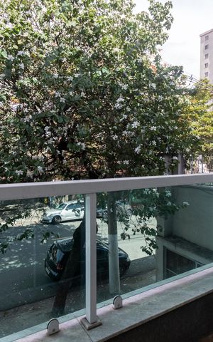 Studio para alugar com 23m², 1 quarto e sem vagaVaranda