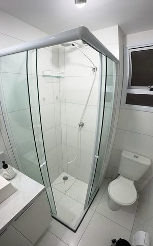 Studio à venda com 25m², 1 quarto e sem vaga Studio à venda com 25m², 1 quarto e sem vagaBanheiro