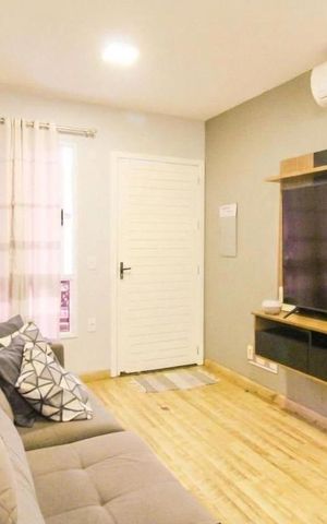 Casa de condomínio para alugar com 49m², 2 quartos e 2 vagasSala