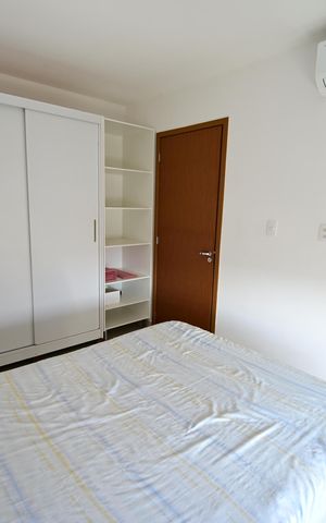 Apartamento para alugar com 45m², 1 quarto e 1 vaga