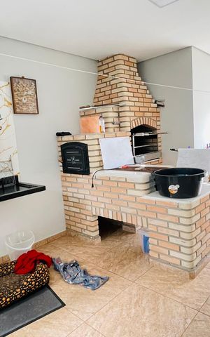 Casa de condomínio para alugar com 164m², 3 quartos e 4 vagas Casa de condomínio para alugar com 164m², 3 quartos e 4 vagasÁrea comum - Churrasqueira