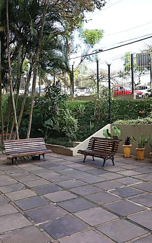 Apartamento para alugar com 46m², 1 quarto e sem vagaQuintal do condomínio