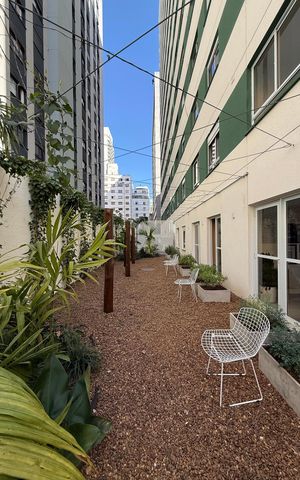 Apartamento para alugar com 26m², 1 quarto e sem vaga