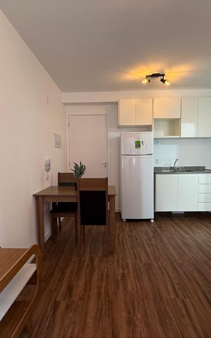 Apartamento para alugar com 26m², 1 quarto e sem vaga