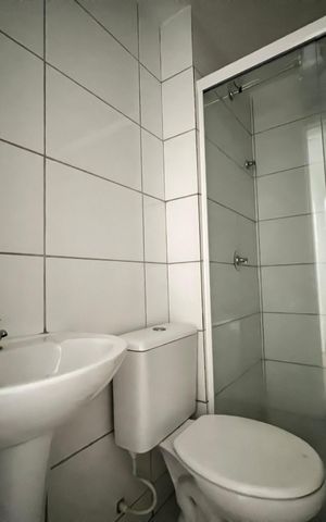 Apartamento para alugar com 44m², 2 quartos e 1 vaga Apartamento para alugar com 44m², 2 quartos e 1 vagaBanheiro