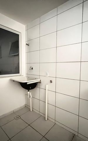 Apartamento para alugar com 44m², 2 quartos e 1 vaga Apartamento para alugar com 44m², 2 quartos e 1 vagaCozinha e Área de Serviço