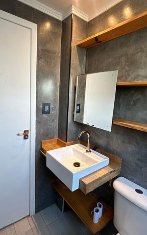 Apartamento para alugar com 90m², 1 quarto e 1 vaga Apartamento para alugar com 90m², 1 quarto e 1 vagaBanheiro