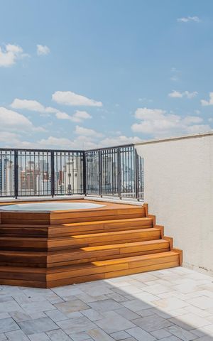 Studio à venda com 32m², 1 quarto e 1 vagaTerraço