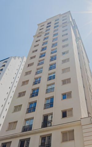 Studio à venda com 32m², 1 quarto e 1 vagaFachada