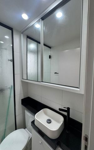 Apartamento à venda com 50m², 2 quartos e 1 vaga Apartamento à venda com 50m², 2 quartos e 1 vagaBanheiro