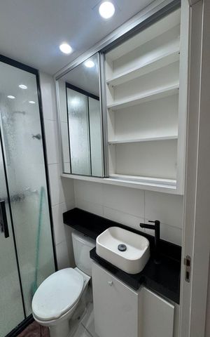 Apartamento à venda com 50m², 2 quartos e 1 vaga Apartamento à venda com 50m², 2 quartos e 1 vagaBanheiro