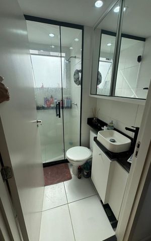 Apartamento à venda com 50m², 2 quartos e 1 vaga Apartamento à venda com 50m², 2 quartos e 1 vagaBanheiro