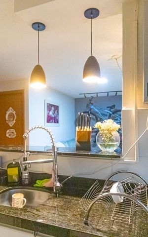Apartamento à venda com 41m², 2 quartos e 1 vaga Apartamento à venda com 41m², 2 quartos e 1 vagaCozinha e Área de Serviço