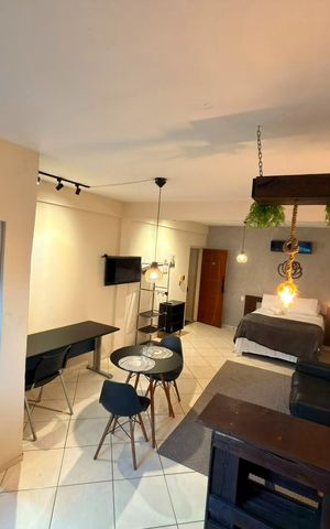 Studio para alugar com 30m², 1 quarto e sem vaga Studio para alugar com 30m², 1 quarto e sem vagaSala/Cozinha