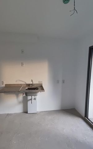 Studio à venda com 25m², 1 quarto e sem vagaCozinha