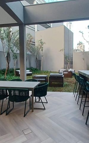 Studio à venda com 25m², 1 quarto e sem vagaÁrea externa