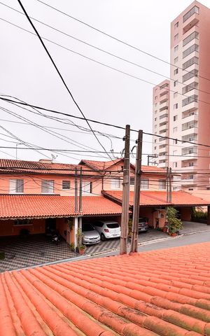 Casa de condomínio para alugar com 77m², 3 quartos e 2 vagas Casa de condomínio para alugar com 77m², 3 quartos e 2 vagasVista do Quarto 3