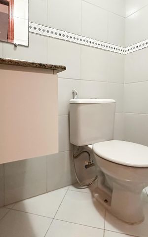 Casa de condomínio para alugar com 77m², 3 quartos e 2 vagas Casa de condomínio para alugar com 77m², 3 quartos e 2 vagasLavabo