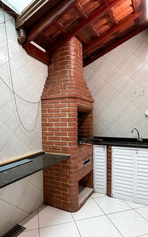 Casa de condomínio para alugar com 77m², 3 quartos e 2 vagas Casa de condomínio para alugar com 77m², 3 quartos e 2 vagasÁrea gourmet