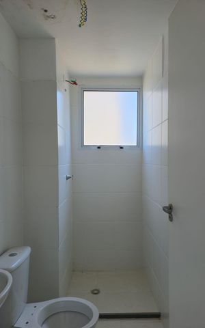Apartamento para alugar com 44m², 2 quartos e 1 vaga Apartamento para alugar com 44m², 2 quartos e 1 vagaBanheiro social