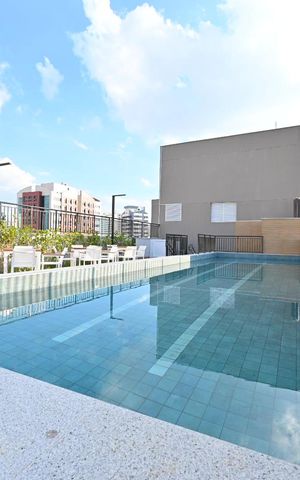 Apartamento para alugar com 24m², 1 quarto e sem vagaPiscina