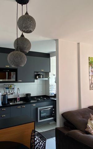 Apartamento à venda com 45m², 2 quartos e 1 vaga Apartamento à venda com 45m², 2 quartos e 1 vagaSala - Cozinha
