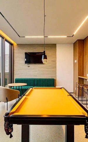 Studio para alugar com 25m², 1 quarto e sem vaga Studio para alugar com 25m², 1 quarto e sem vagaSalão de Jogos