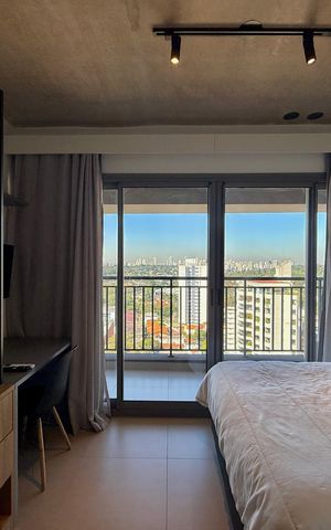 Studio para alugar com 25m², 1 quarto e sem vaga Studio para alugar com 25m², 1 quarto e sem vagaQuarto