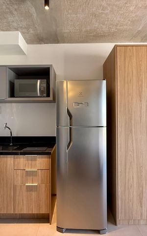 Studio para alugar com 25m², 1 quarto e sem vaga Studio para alugar com 25m², 1 quarto e sem vagaCozinha