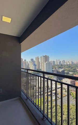 Studio para alugar com 25m², 1 quarto e sem vaga Studio para alugar com 25m², 1 quarto e sem vagaSacada