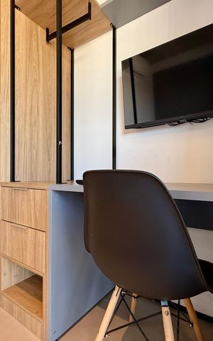 Studio para alugar com 25m², 1 quarto e sem vaga Studio para alugar com 25m², 1 quarto e sem vagaQuarto