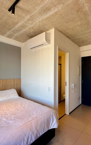Studio para alugar com 25m², 1 quarto e sem vaga Studio para alugar com 25m², 1 quarto e sem vagaQuarto