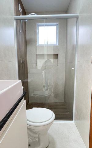 Studio para alugar com 15m², 1 quarto e sem vaga Studio para alugar com 15m², 1 quarto e sem vagaBanheiro