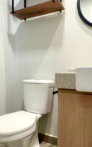 Apartamento para alugar com 38m², 1 quarto e 1 vaga Apartamento para alugar com 38m², 1 quarto e 1 vagaBanheiro da Suíte