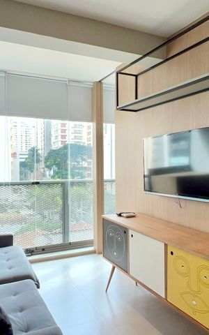 Apartamento para alugar com 38m², 1 quarto e 1 vaga Apartamento para alugar com 38m², 1 quarto e 1 vagaSala