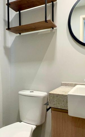 Apartamento para alugar com 38m², 1 quarto e 1 vaga Apartamento para alugar com 38m², 1 quarto e 1 vagaBanheiro da Suíte