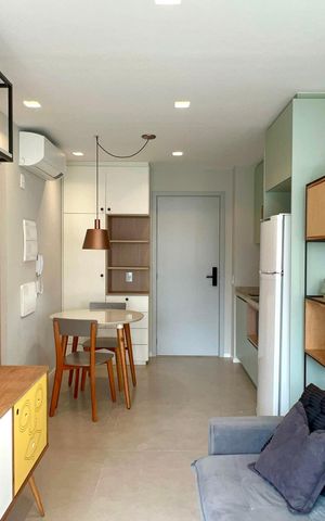 Apartamento para alugar com 38m², 1 quarto e 1 vaga Apartamento para alugar com 38m², 1 quarto e 1 vagaSala