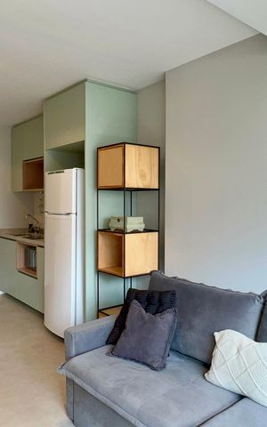 Apartamento para alugar com 38m², 1 quarto e 1 vaga Apartamento para alugar com 38m², 1 quarto e 1 vagaSala