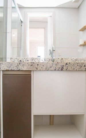 Apartamento à venda com 57m², 2 quartos e 1 vagaBanheiro Social