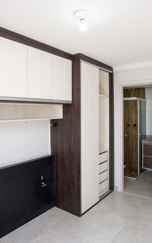 Apartamento à venda com 57m², 2 quartos e 1 vagaQuarto Suíte