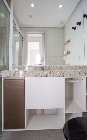 Apartamento à venda com 57m², 2 quartos e 1 vagaBanheiro Social