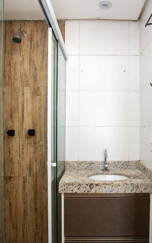 Apartamento à venda com 57m², 2 quartos e 1 vagaBanheiro da Suíte