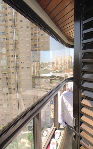Apartamento para alugar com 254m², 3 quartos e 4 vagasQuarto 3 - Varanda