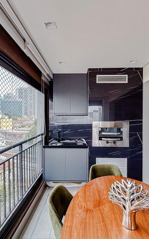 Apartamento à venda com 73m², 2 quartos e 1 vagaVaranda