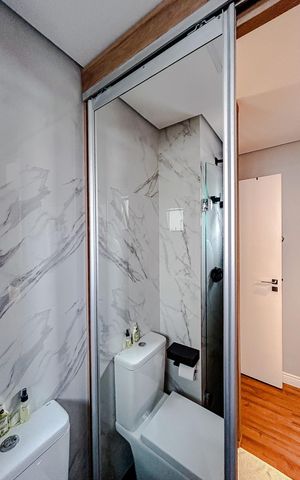 Apartamento à venda com 73m², 2 quartos e 1 vagaBanheiro da Suíte