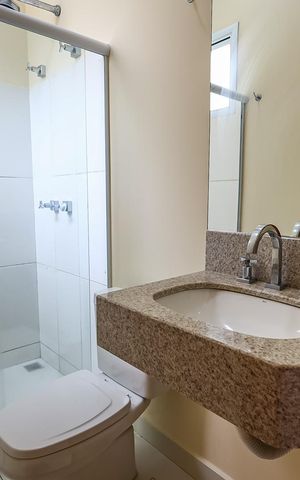 Apartamento para alugar com 105m², 3 quartos e 2 vagas Apartamento para alugar com 105m², 3 quartos e 2 vagasBanheiro da Suíte 2