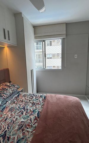 Apartamento à venda com 58m², 2 quartos e 1 vagaQuarto 2 - Suíte